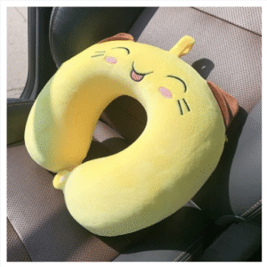 Cute neck pillow for travel women pink | Soft neck pillow for car and bus journey as long time | special gift items for girl friend | Neck treavel pillow for home decor and car decoration | Special box